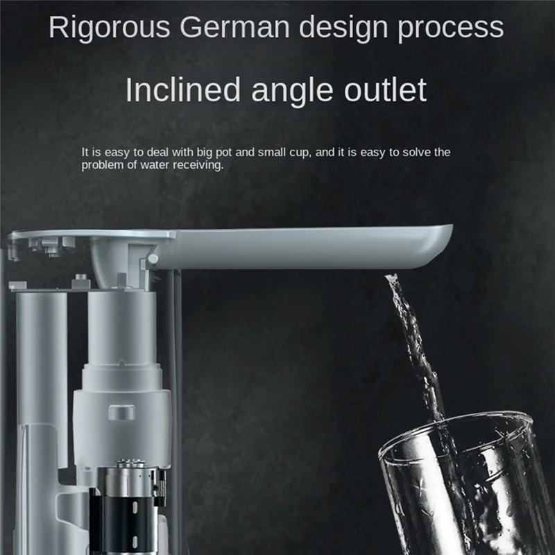 مضخة زجاجات جالون المياه الكهربائية مضخة توزيع المياه الأوتوماتيكية المحمولة القابلة للطي لسطح المكتب مضخة زجاجات المياه بدون قاعدة