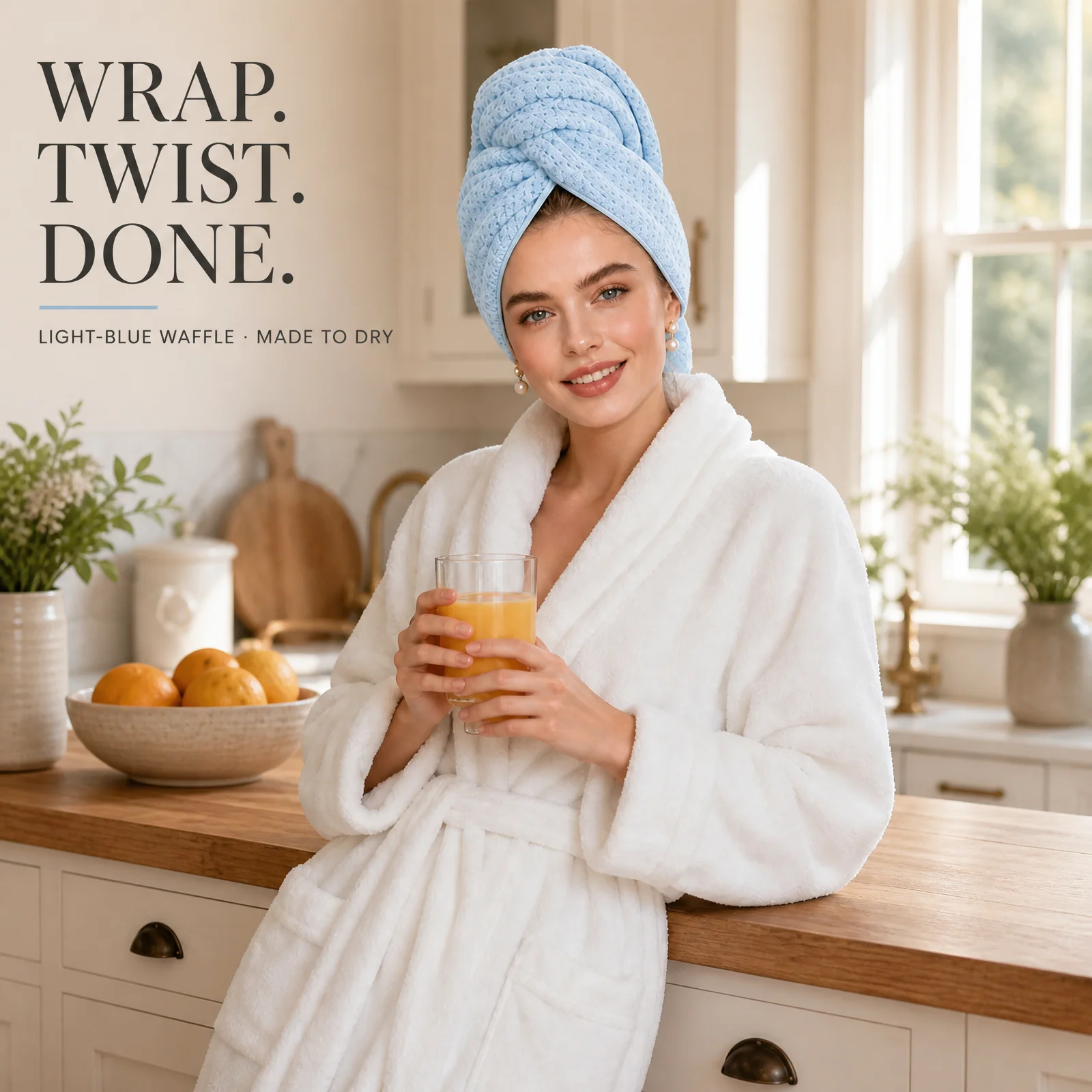 1/5 Pcs Microfiber Hair Drying - Hair Turban Towel recension och pris