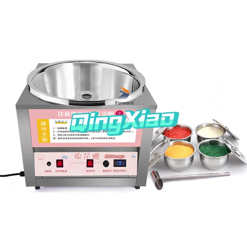 Commercial Use Pink Professional Fairy Floss Cotton Candy Machine High Capacity Easy Clean For Carnival Party Event New Sale Hot
