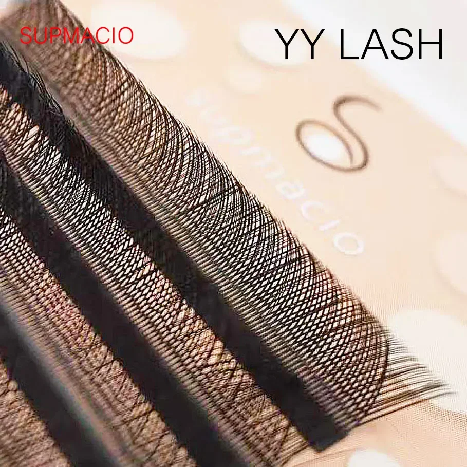 Supmacio YY Lashes Extension 6mm 7mm Y Shape Lashes 2D 0.07 Faux Mink C/D Natural Soft Brazilian Eyelash Premade Volume Fans