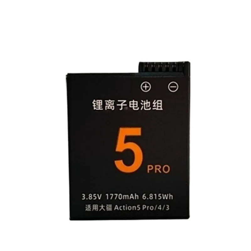 High-Quality 3.85V 1770mAh Camera Battery for DJI Action3/4/5pro Camera Batteries Accessories Parts Fast Shipping