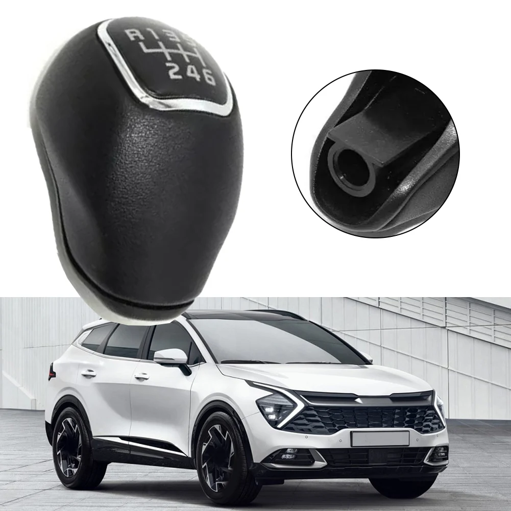 

Car Interior Upgrade Leather Gear Shift Knob Replacement Shift Knob 11*6*6cm Seamless Upgrade Easy Installation