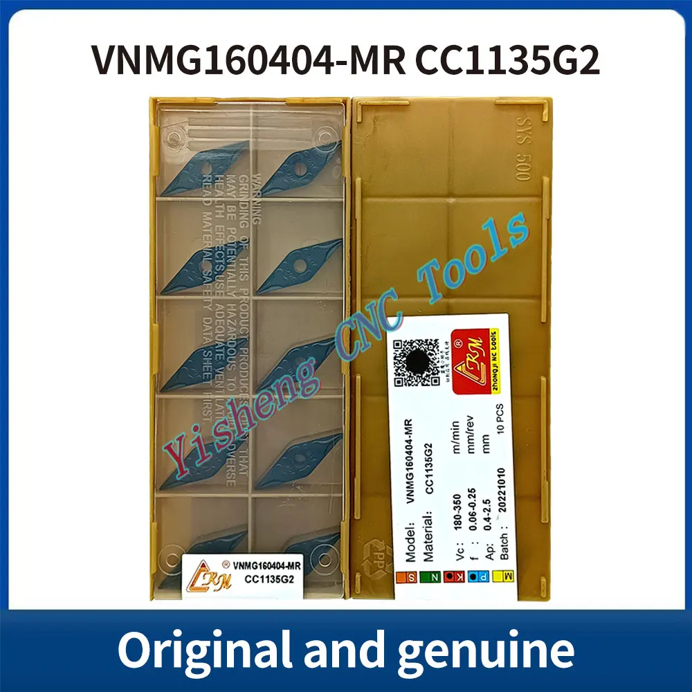 CRM VNMG160404-CMA VNMG160408-CMA VNMG160404-MR VNMG160408-MR CP2025TS CC1135G2 Rautenförmige CNC-Drehmesser