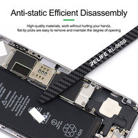 RELIFE RL-060B Anti-static Carbon Fiber Non-magnetic Disassembly Crowbar for Mobile Phone Repair Disassembly Crowbar Repair Tool