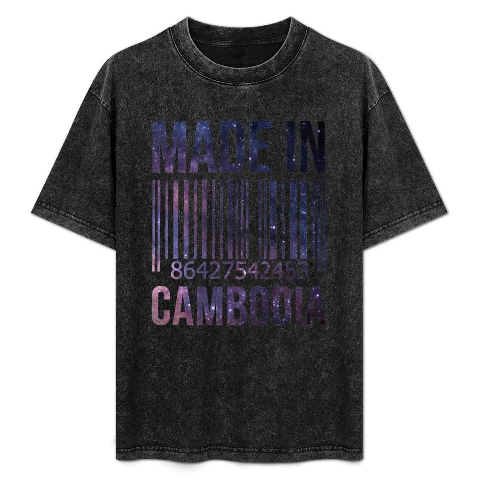 Made in Cambodia T-Shirt oversizeds sports fans Personalized t-shirt men t shirts