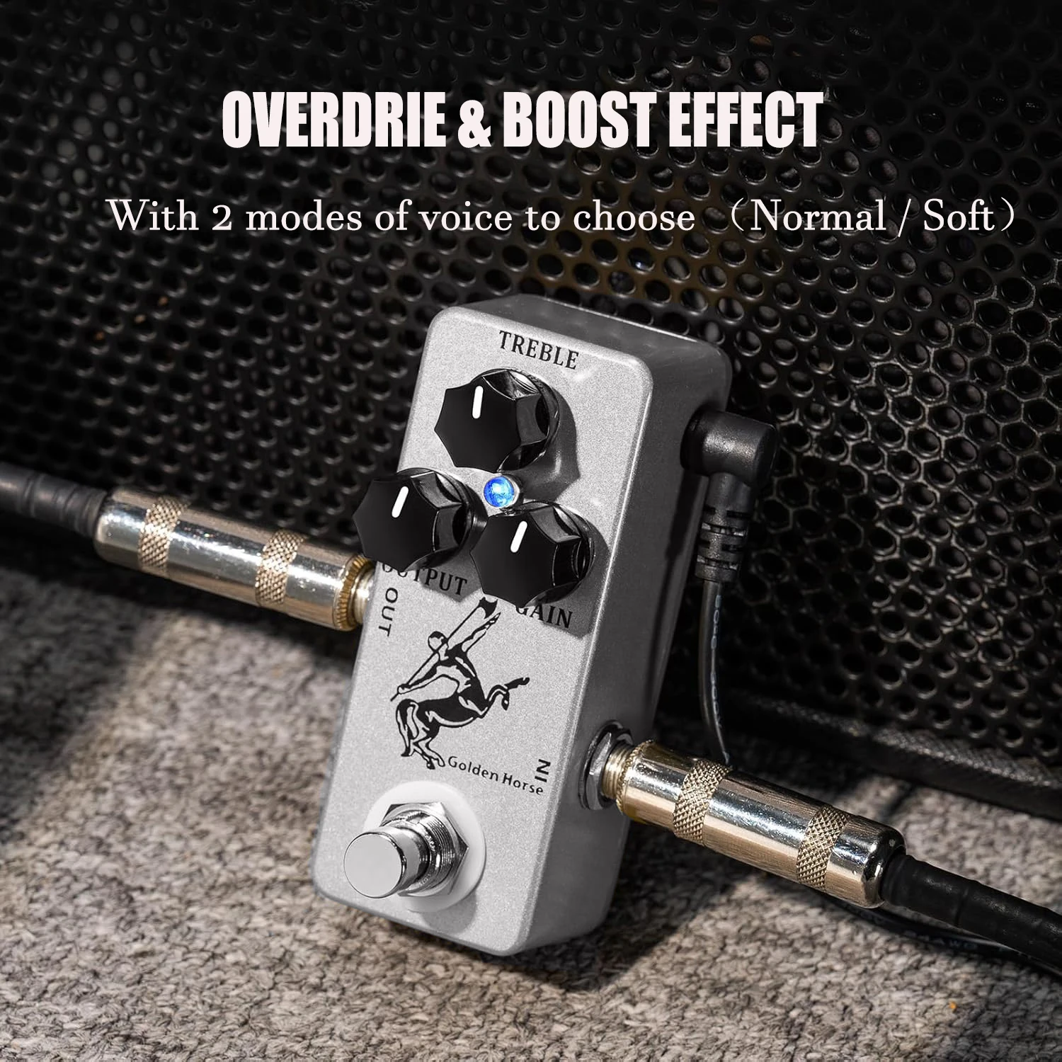 MOSKY Silver Horse Overdrive Guitar Effect Pedal 3
