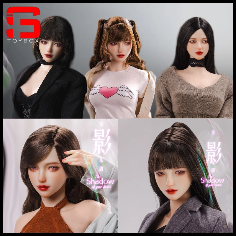 I8TOYS I8-H006 1/6 The Shadow of Your Heart Girl Head Sculpt with Movable Eyes Model Fit 12'' Female Soldier Action Figure Body