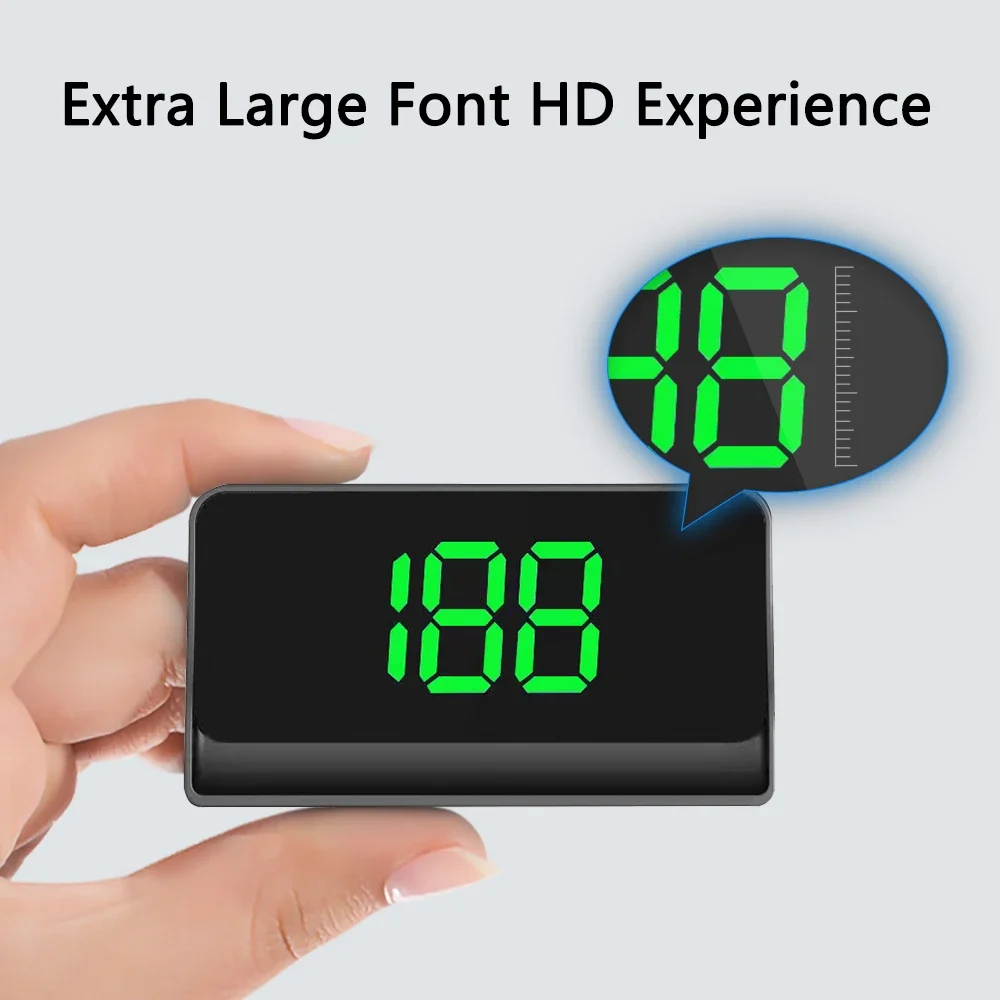 

Car Head Up M1 HD Display GPS Speedometer Speed Big Font KMH HUD Projector for All Cars Auto Electronics Accessories