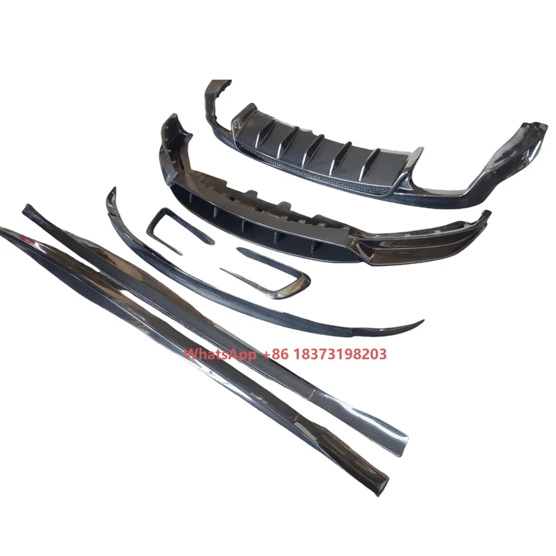 

LD Style Full Set Front Lip Splitter Rear Diffuser Canards Carbon Fiber Body Kit Parts Fits for Maserati Levante Bodykit