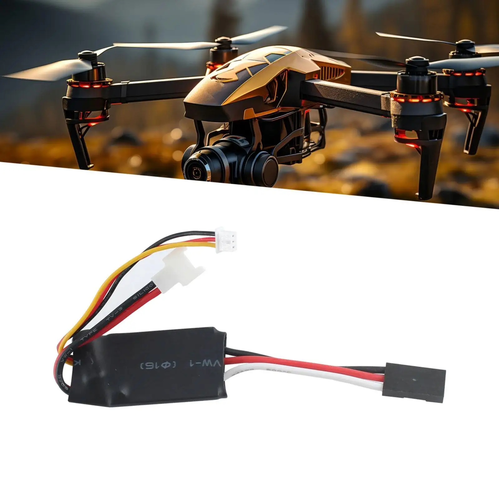 

K170.0008.00 ESC аксессуары для регулятора скорости высокопроизводительный пульт дистанционного управления RC самолет электронный регулятор скорости часть