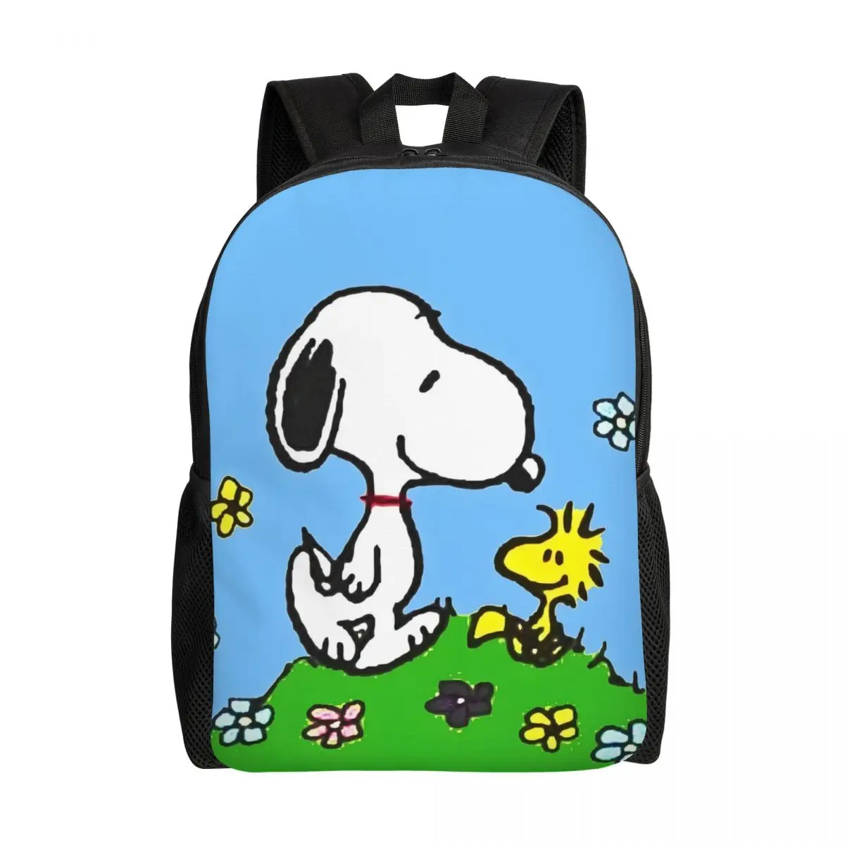 

Custom 3D Print S-Snoopys Woodstock Backpacks Appreciate wildflowers School College Travel Bags Bookbag Fits 15 Inch Laptop