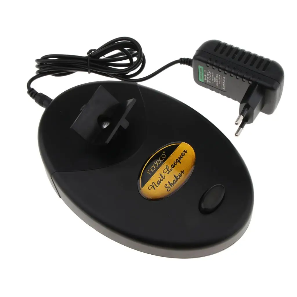 

Nail Lacquer Shaker Adjustable Gel Polish Varnish Bottle Shaking Machine EU Black
