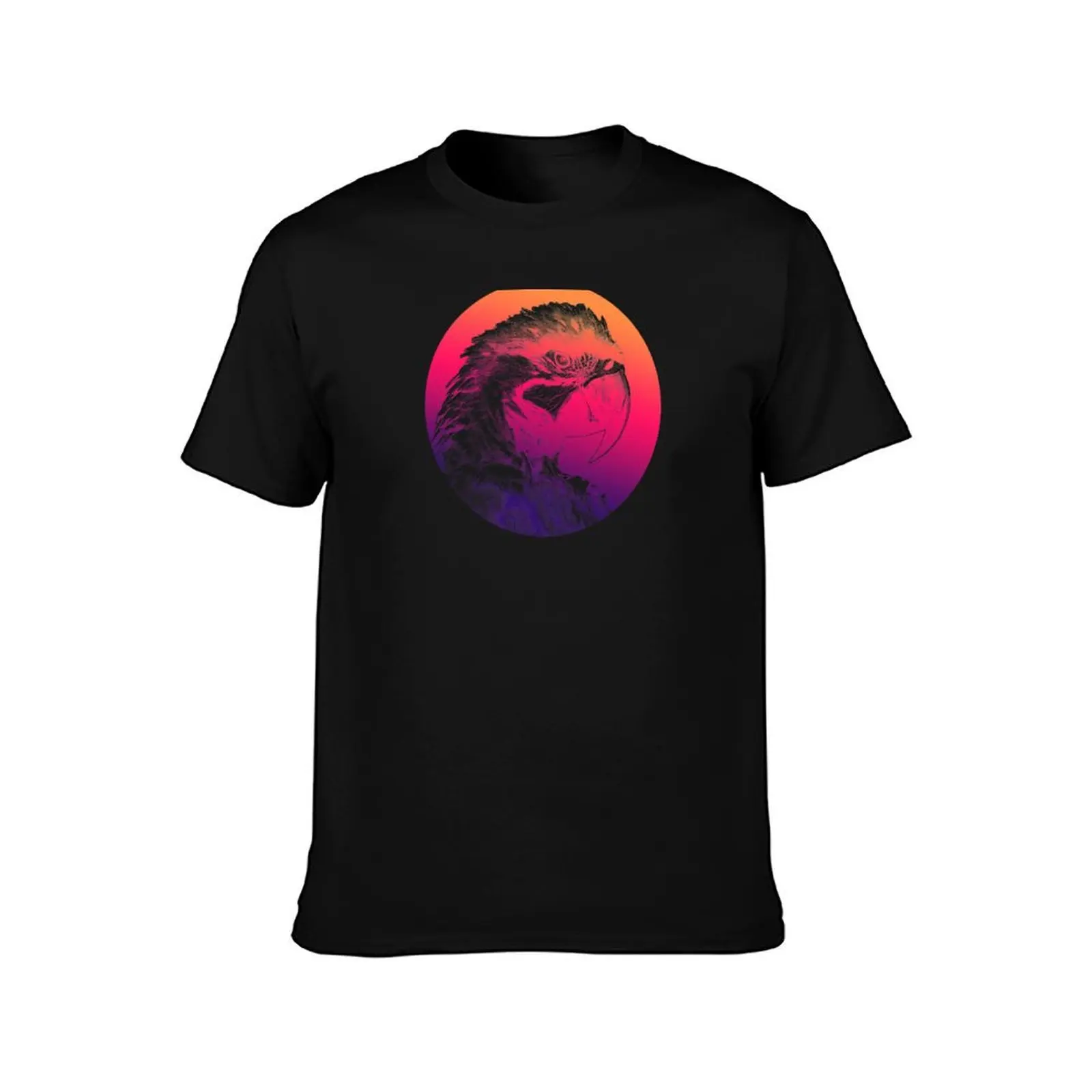Vintage Macaw Parrot T-Shirt Plus Size Comfort Fit Tee T-Shirt