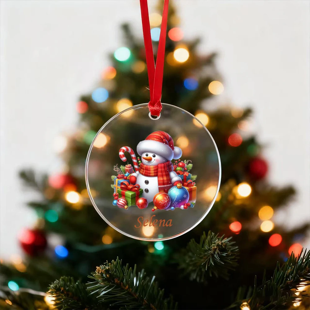 قطعة واحدة من زخارف نمط الاسم الشخصي المخصص، وديكورات العطلات، وهدايا عيد الميلاد، وهدايا عيد الميلاد #1