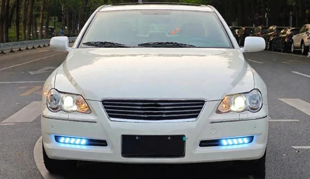 2Pcs /Set LED DRL Car Daytime Running Light Lamp For Toyota MARK X 2004 2005 2006 2007 2008 2009 Front Bumper Day Lights detail image 10