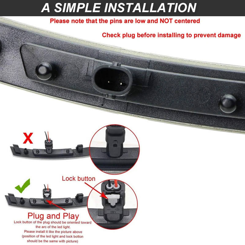 اكسسوارات السيارات المصد الخلفي الأمامي LED الجانب ماركر ضوء لشروليه كورفيت C72014 2015 2016 2017 2018 2019 الحاجز مصباح #4