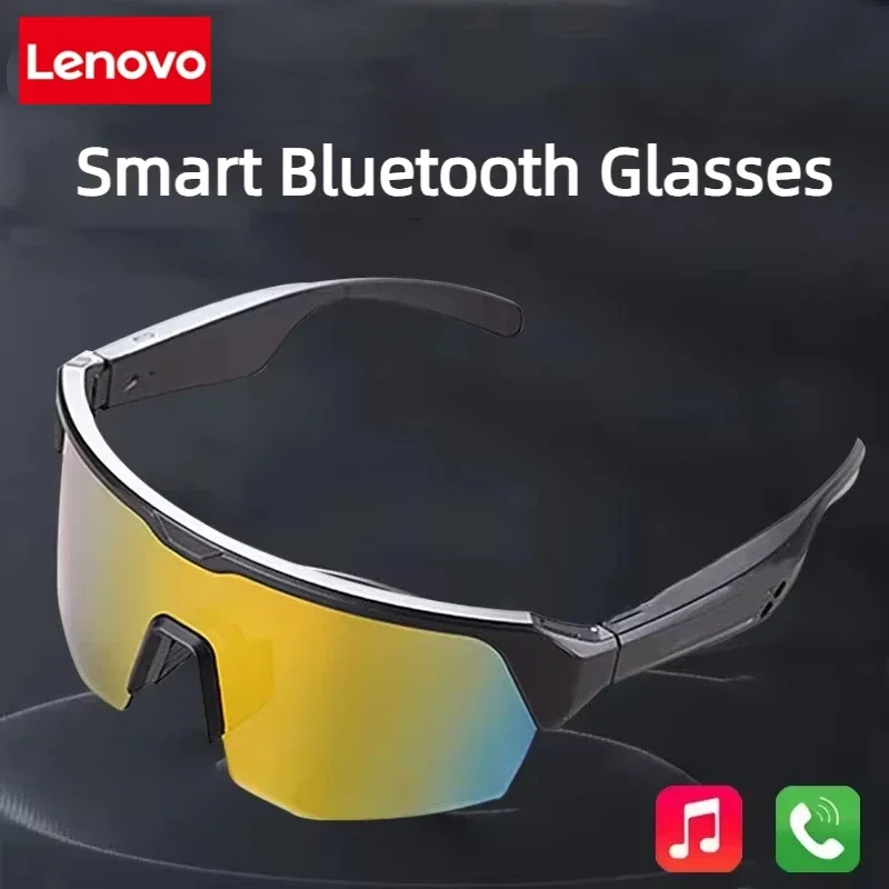 

Умные Bluetooth-очки Lenovo YJ006 для велоспорта с функцией аудиозвонков, дистанционным управлением, наушниками и музыкой для спорта и вождения