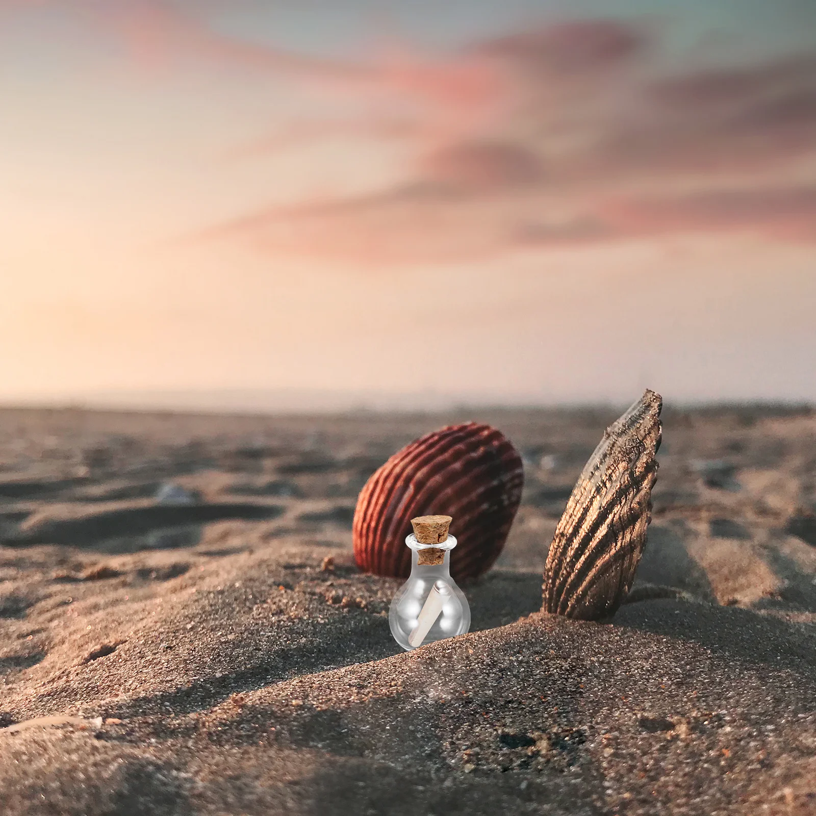 

30Pcs Mini Glass Bottles Wishing Bottles Small Glass Jars Cork Stopper DIY Mini Candy Jars Decoration Vials with Corks