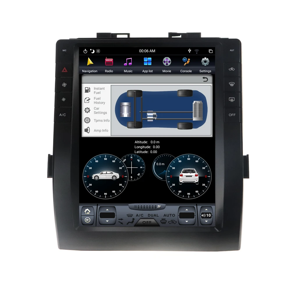 

13inch Vertical Screen Car Video Player For Toyota Alphard 30 2015 - 2019 Radio VELLFIRE Stereo GPS Carplay Multimedia Android