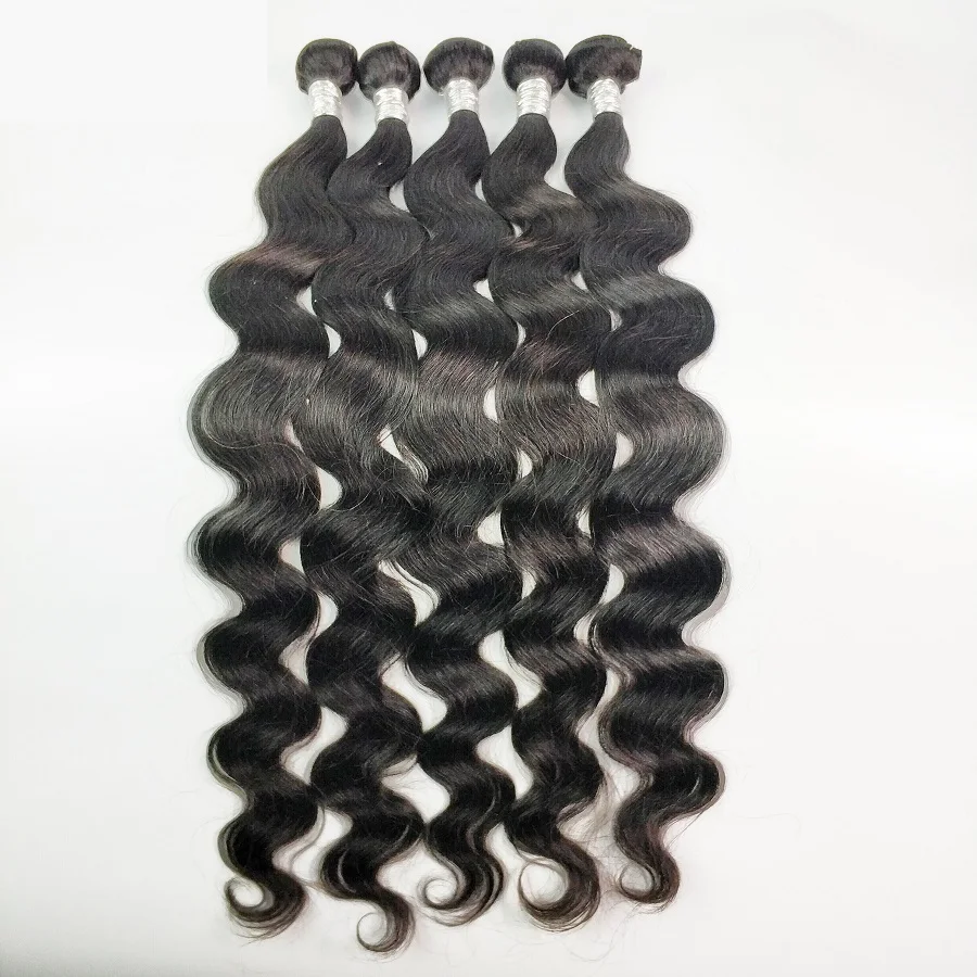 Mechones de cabello humano ondulado con cierre, extensiones de cabello Natural brasileño Remy, encaje transparente, 4x4, 5x5, 6x6