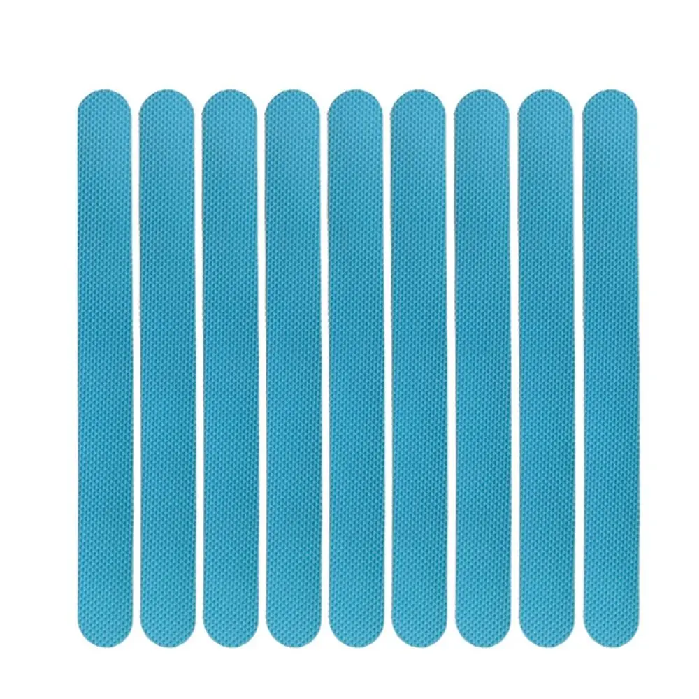 6pcs New Colorful Anti Slip Strips Portable Non Slip Shower Stickers Bathtubs Showers Stairs Floors Bath Safety Strips
