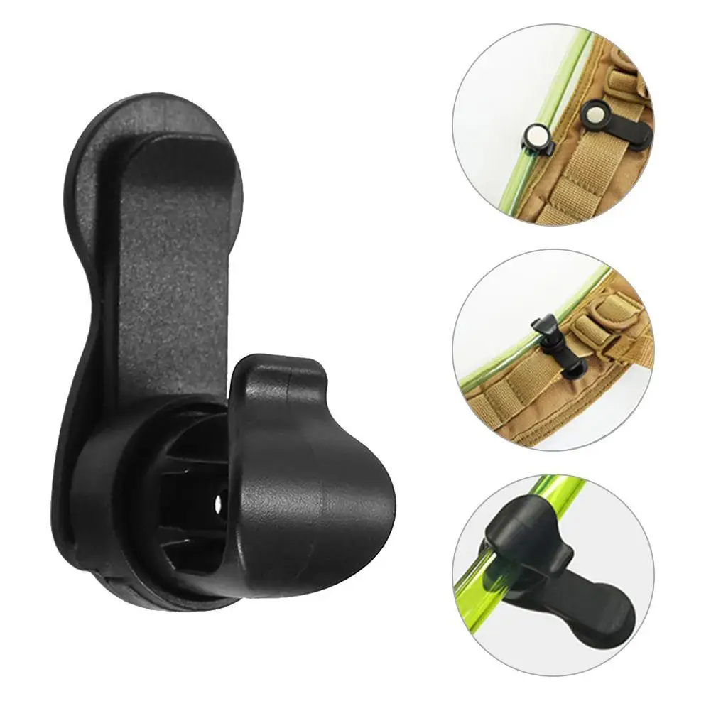 Bladder Water Tube Clip Automatic Locking Magnetic Buckle Hose Clip Drinking System For Outdoor Cycling