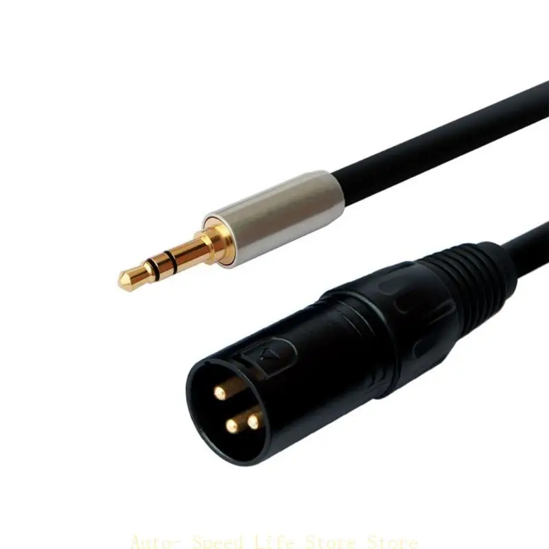 

02DA 3,5 мм стерео-джад-джак-мужской до XLR Мужской Aux-Audio-Cable для громкого миксера