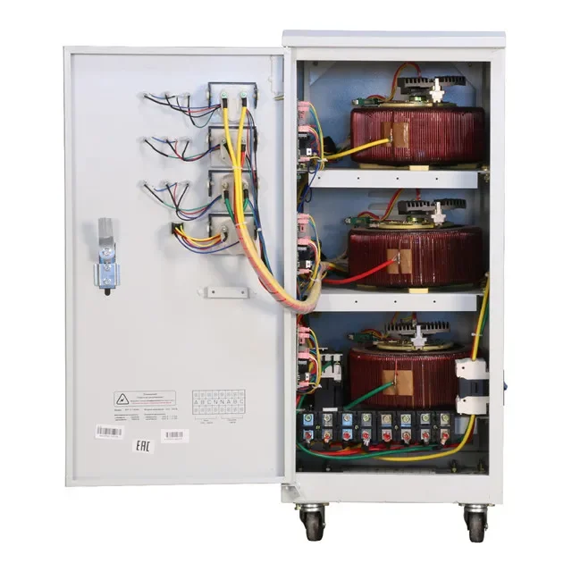 Industrial Svc 20kva 30kva 3 Phase Servo Power Voltage Regulator Stabilizers