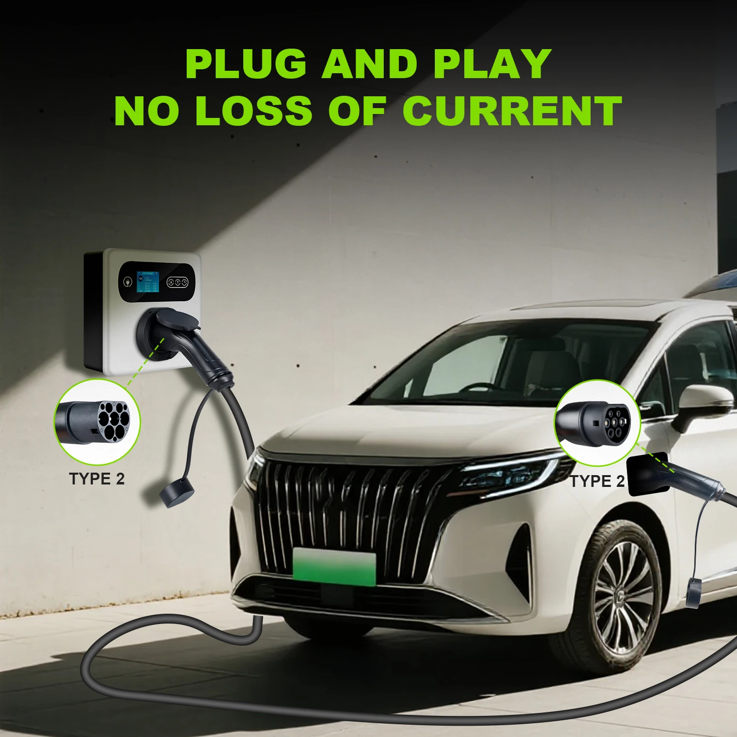 ISIGMA 16A/32A 1P 200V-240V نوع 2 إلى Type2 EV كابل شحن IEC62196-2 5M لمحطة شحن السيارة الكهربائية #3