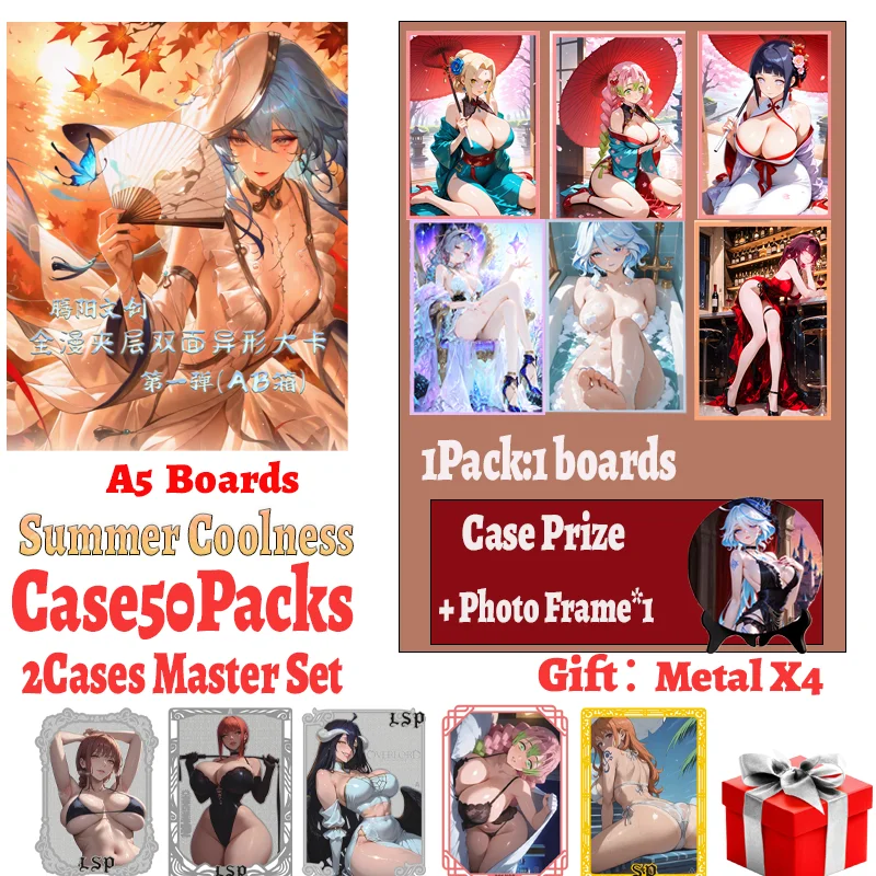 

Latest Original Tengyang Summer Coolness Waifu Rem Spicy Girl Pure Charm Curve Uniform Swimsuit Bikini Cards kids Gifts
