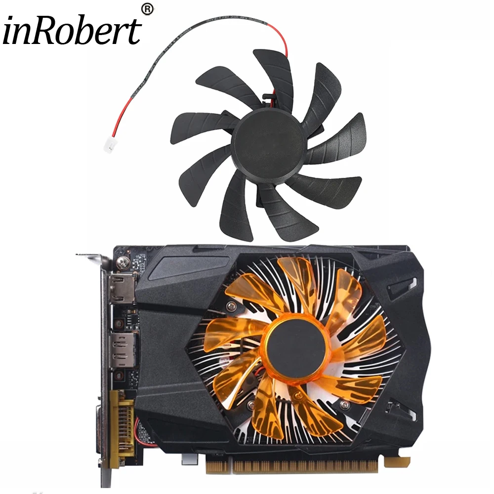 85mm T129215SH 2Pin GTX1060 oryginalny wentylator chłodnicy dla Zotac GeForce GTX 1050 1050Ti Mini 1650 OC GDDR6 wideo wymiana karty fanów