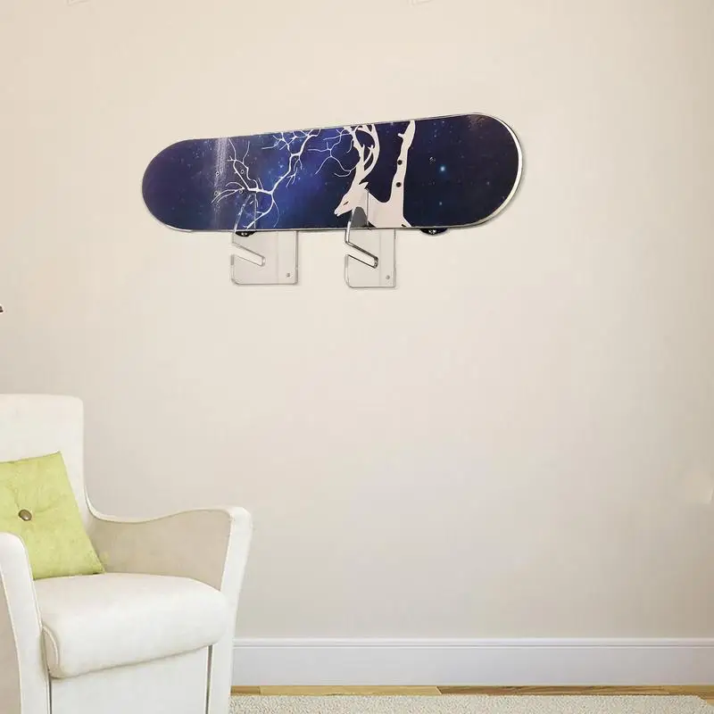 Skate Deck Display Skateboard Holder Wall Mount For A Floating Effect Horizontal Skate Deck Display For Skateboard Deck Display