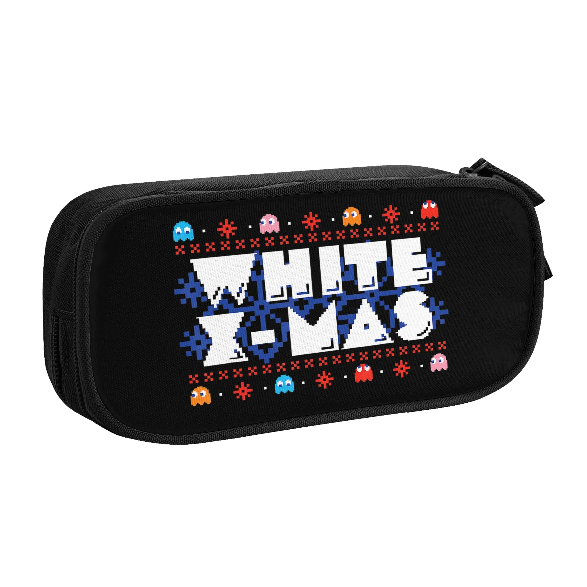 

Large Capacity Bags for Child Cartoon PAC MAN Christmas (2) School Pencil Bag for Boys Gilrs Kids