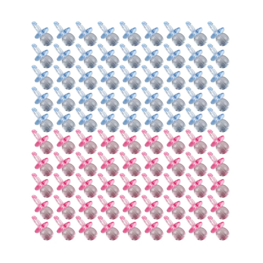 100pcs Acrylic Pacifiers Pacifier Baby Playthings