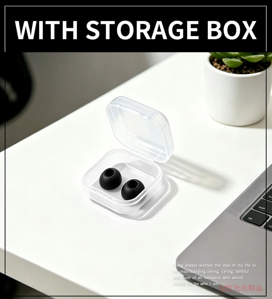 4Pcs Ear Tips for Freebuds Pro5/4/3/2 True Wireless Earbuds Eartips Freebuds Pro 5 4 3 2 TWS Memory Foam Tips Anti-drop