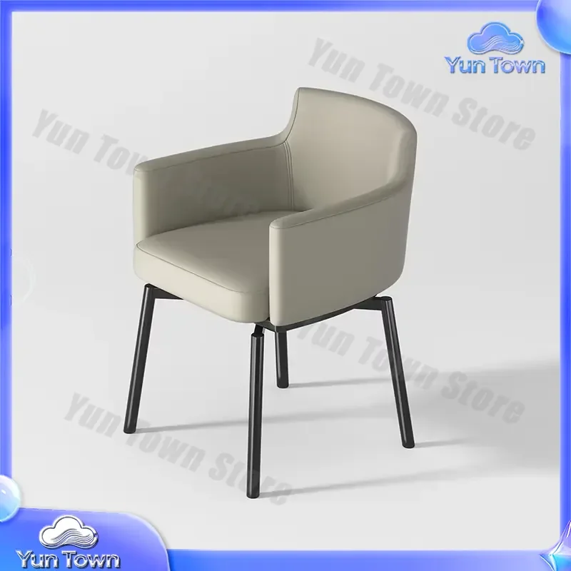 Dining Chairs for Italian Office Aesthetic Arm Nordic Relax Design Furniture for Home Living Room Kitchen Modern Minimalist