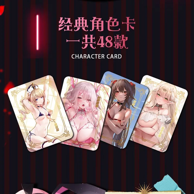 Goddess Story Collection Cards Haiyue Shengge Girl Swimsuit Bikini Game Card Child Kids Table Toys For Family Birthday Gift