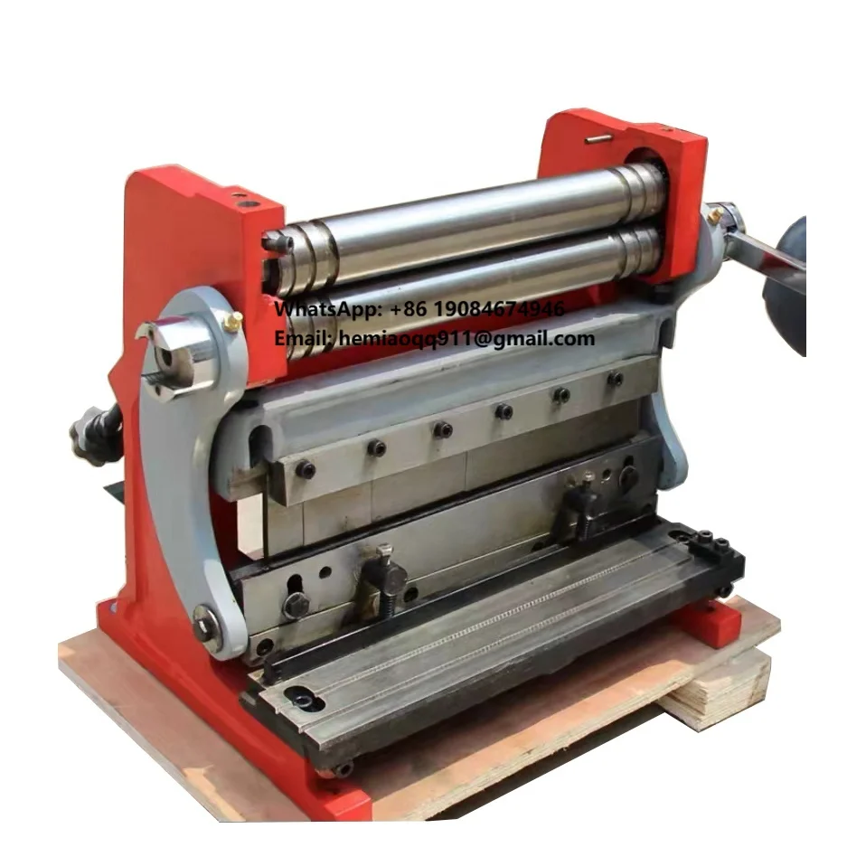 Manual Shear  Sheet Metal Cutting Bending Rolling Machine 3 in 1