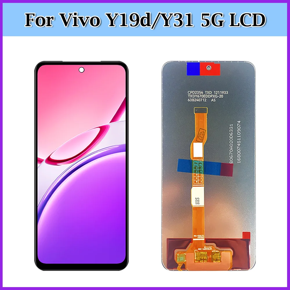 6.68 inch For Vivo Y21d LCD Display Touch Screen Digitizer