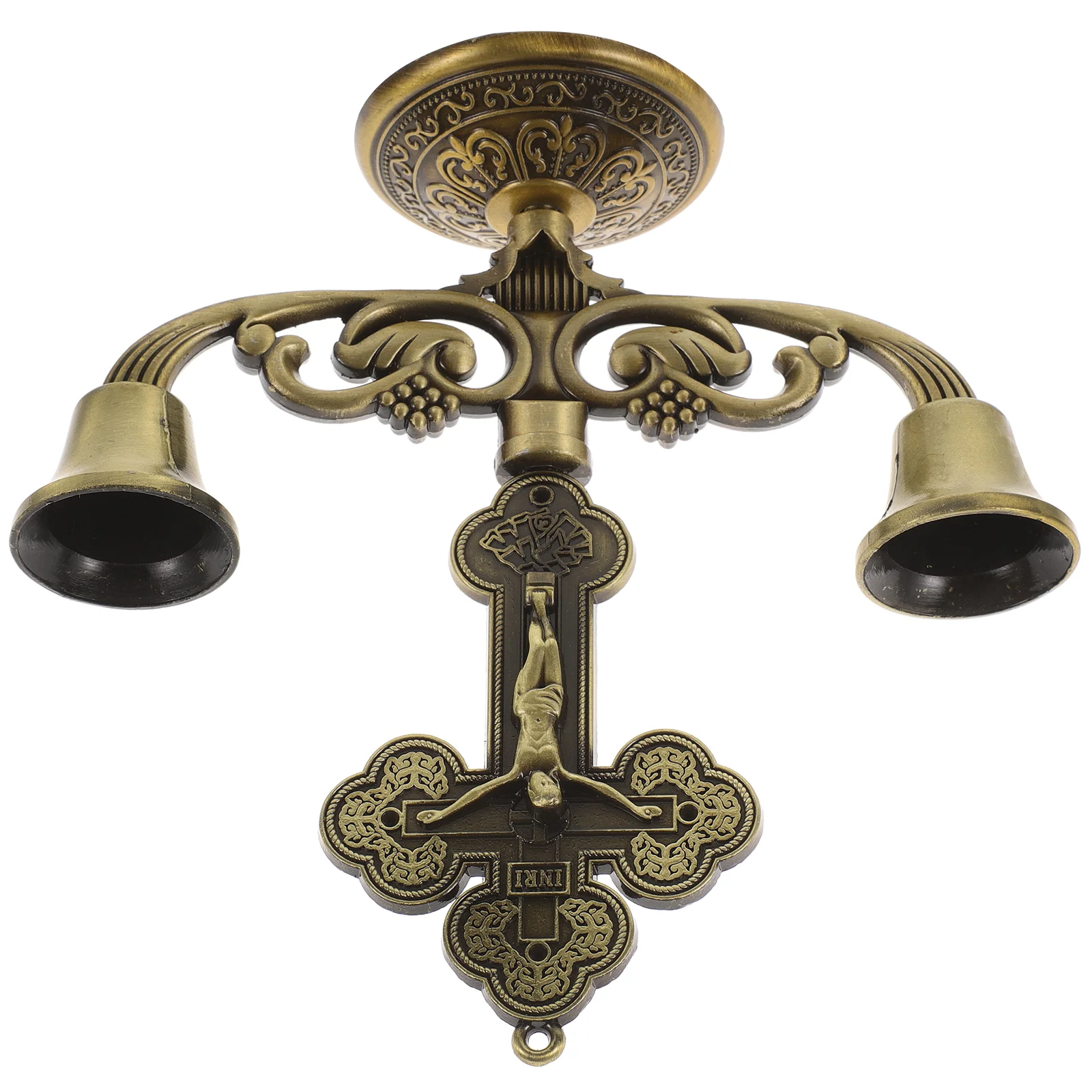 

Church Candlestick Holders Metal Gifts Religious Ornament Candlesticks Holy Stand Desktop European Style