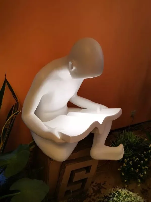 

Большая декоративная фигурка для гостиной, библиотеки, пола, скульптуры, Офисная модель, украшение комнаты