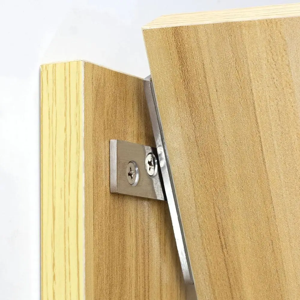 New Stainless Steel Pivot Hinge With Screws Heavy Duty Central Rotating Hinge 360° Swivel Door Concealing Shaft