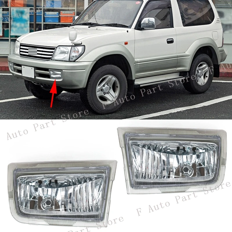 

Передняя противотуманная фара без лампы для Toyota Land Cruiser Prado FJ90 LC90 1999 2000 2001 2002
