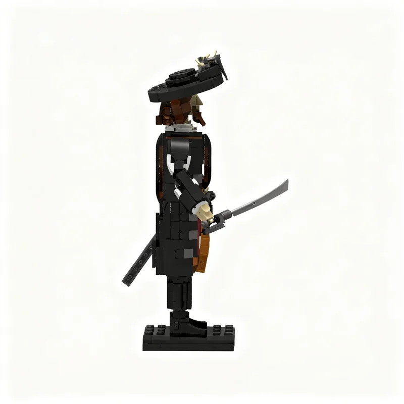 730 قطعة من مكعبات البناء على شكل شخصية هيكتور باربوسا من سلسلة قراصنة الكاريبي، نموذج لعبة للبناء، هدية عيد الميلاد