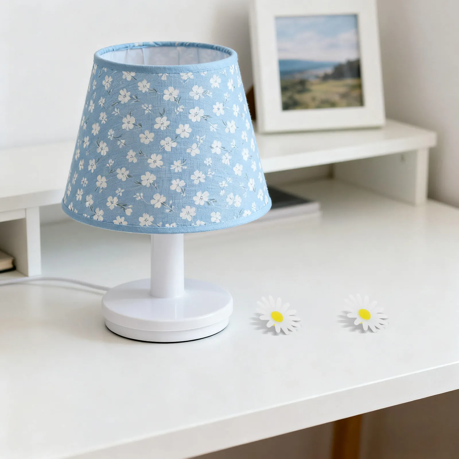 100Pcs White Plastic Daisy Lampshade Caps for 5Mm Mini LED String Lights Festival Garden Party Wedding Decorative Shades Flower