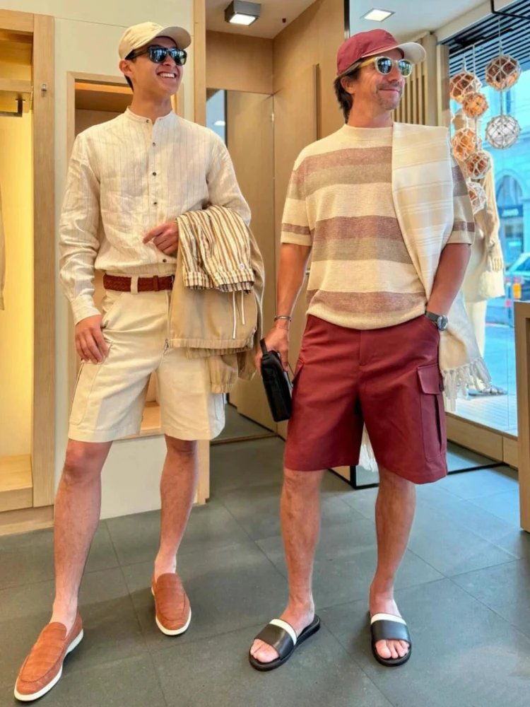 

Летняя футболка для пар, европейский стиль, вязаная, с ажурным узором, из шелка и льна, с круглым вырезом, топ