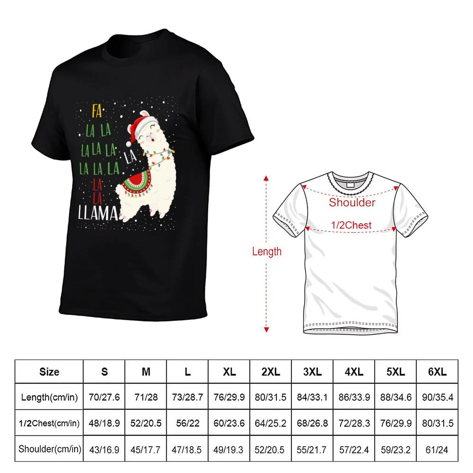 Fa La La Llama T-Shirt graphic shirts topping men t shirts
