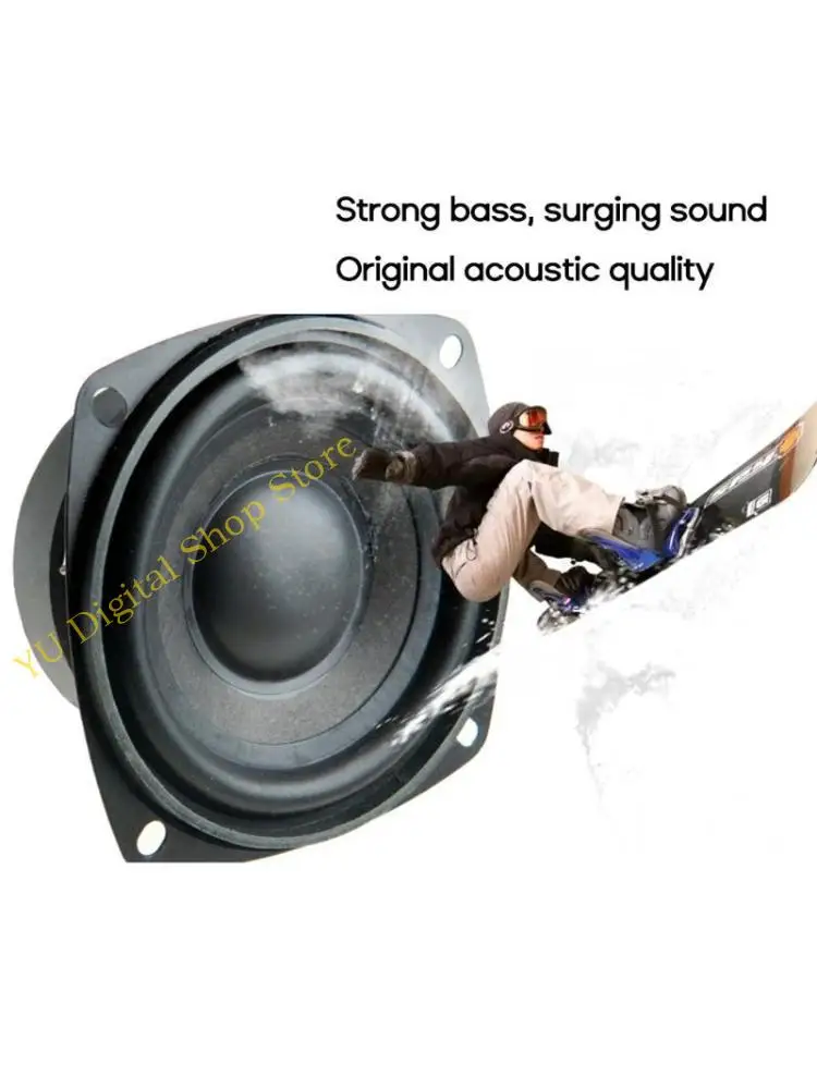 96BA 25W 4ohm Speakers Horn Amplifier Rubber Gasket 5.25in Loudspeaker for Gramophone Speaker Iron+Plastic