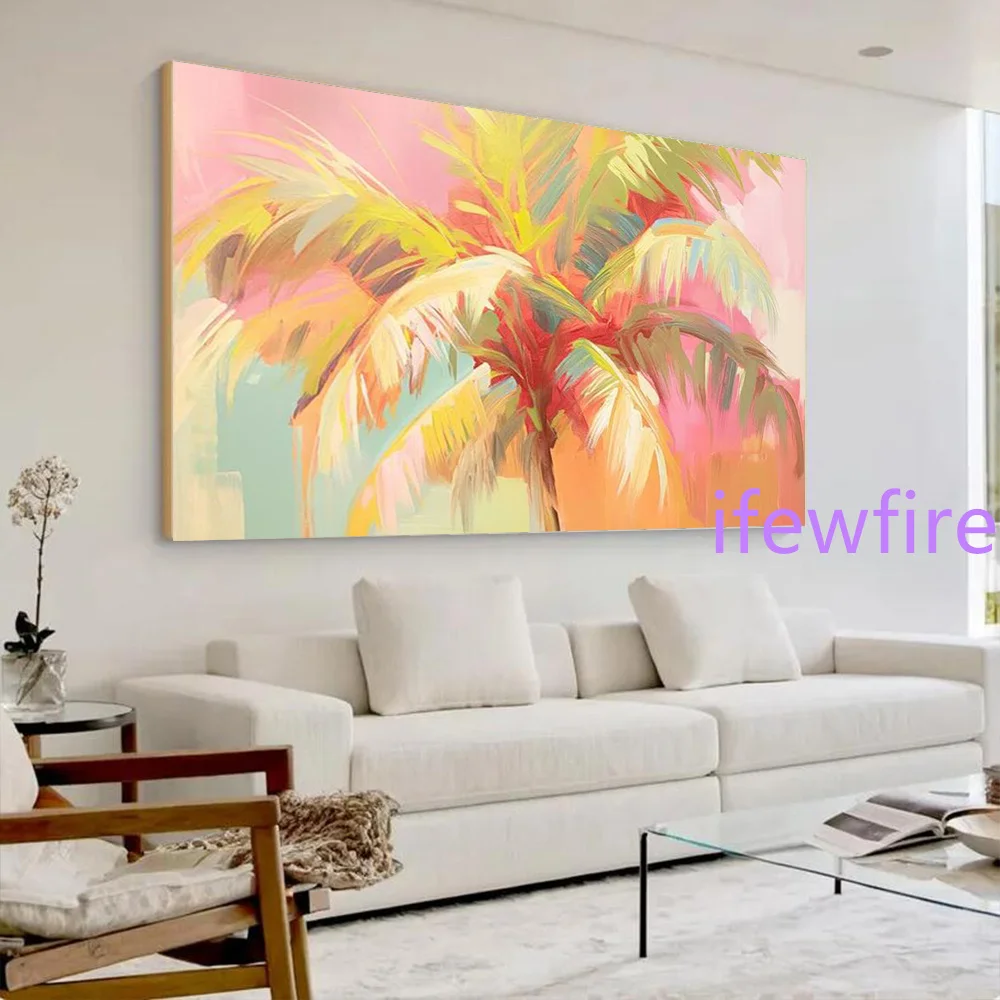Abstract Oil Painting on Canvas 100% Handmade Tree of Life Mural Pop Wall Art Picture for Living Room Decor Image Unique Artwork