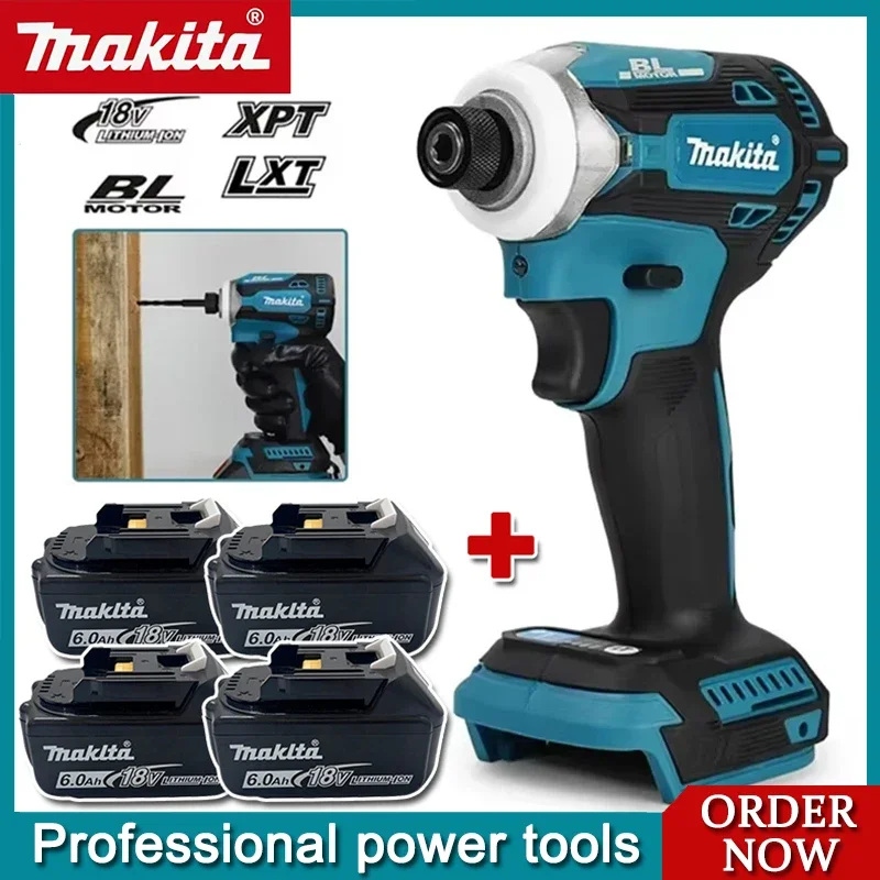 

Makita DTD171 Brushless Impact Driver Rechargeable Screwdriver Drills Cordless Power Tools 18V BL Motor Bare Tool Unit